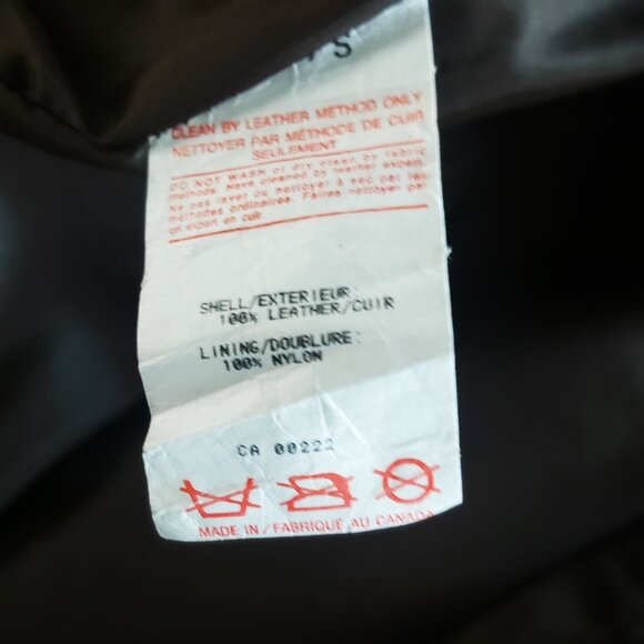 Vintage 18th Tiger Division Leather Bomber Jacket - Size 38/40 - Picture 13 of 13